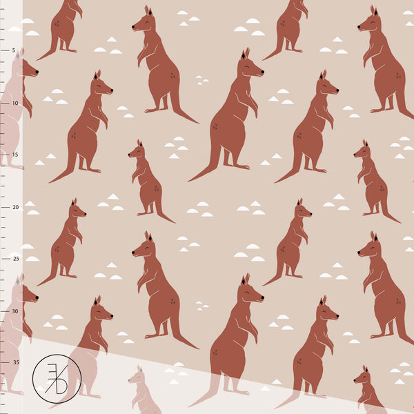 KANGAROO NUDE TINT  - 0,5 YARD